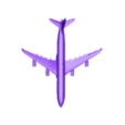 airbus_a340-300.stl Airbus A340-300 STL  3D Printable Long-Haul Jet Model for Aviation Collectors