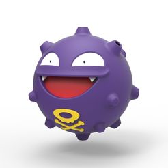 1.jpg Fichier 3D Pokemon Koffing・Idée pour impression 3D à télécharger