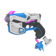 4.png DVa Gun Waveracer Skin - Overwatch - Printable 3d model - STL files