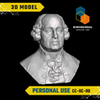 John-Adams-Personal.png 3D Model of John Adams - High-Quality STL File for 3D Printing (PERSONAL USE)