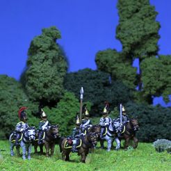 Dragones-3.jpg Archivo 3D 6MM-15MM DRAGONES RUSOS NAPOLEÓNICOS 1812 VESTIDO DE CAMPAÑA・Modelo de impresora 3D para descargar