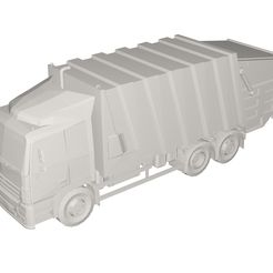 10000.jpg Free 3D file Garbage truck・Template to download and 3D print