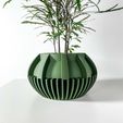 untitled-2073.jpg The Loso Planter Pot with Drainage | Tray & Stand Included | Modern and Unique Home Decor for Plants and Succulents  | STL File