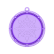 Warhammer_40k_Chaos_Medallion.stl 战锤 40k 混沌勋章/钥匙扣