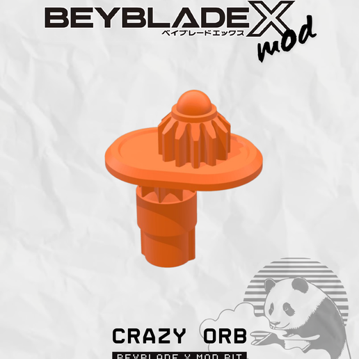 Beyblade X Bit Mod Crazy Orb (CO)