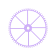 Zahnrad_5mm.stl 7/14 days pendulum clock with pointer disc