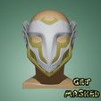 untitled.png Archivo STL Máscara de líder Arcane Ekko Firelight. Liga de las leyendas・Plan imprimible en 3D para descargar