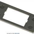 flat_holder.jpg STL-Datei Magnetische Hygrow Temp-Halterung gebogen und flach für V400-Gehäuse・Modell für 3D-Drucker zum Herunterladen