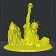 Picture01.jpg Statue of Liberty from Planet of the Apes - Digital Download STL for 3D Printer - Final Scene