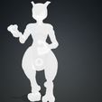 TY.jpg POKÉMON Pokémon Mewtwo Mewtwo 3D MODEL RIGGED CAT CAT DINOSAUR Pokémon Pokémon