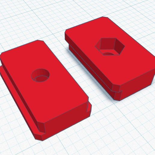 Скачать бесплатный файл STL Table Saw / Miter Slot TNut • Модель для