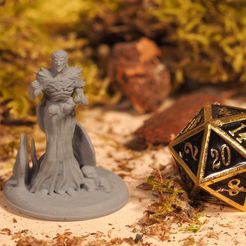 Vecna (1).JPG STL file Dark Sorcerer - Tabletop Miniature・3D printable model to download