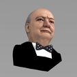 untitled.491.jpg Winston Churchill bust ready for full color 3D printing