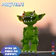 Goblin7.jpg Flexy Goblin Print In Place No Support Cute Articulated