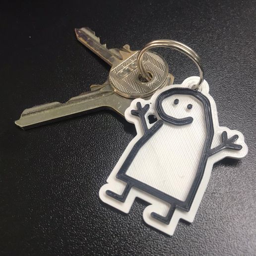 Meme Bento Cake keychain 3D model