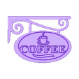 Coffe Sign.stl Coffee Sign