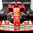 1000061505.jpg Ferrari F2004 Full Car STL - Schumacher - Barrichello - 1/8 Replica Printable