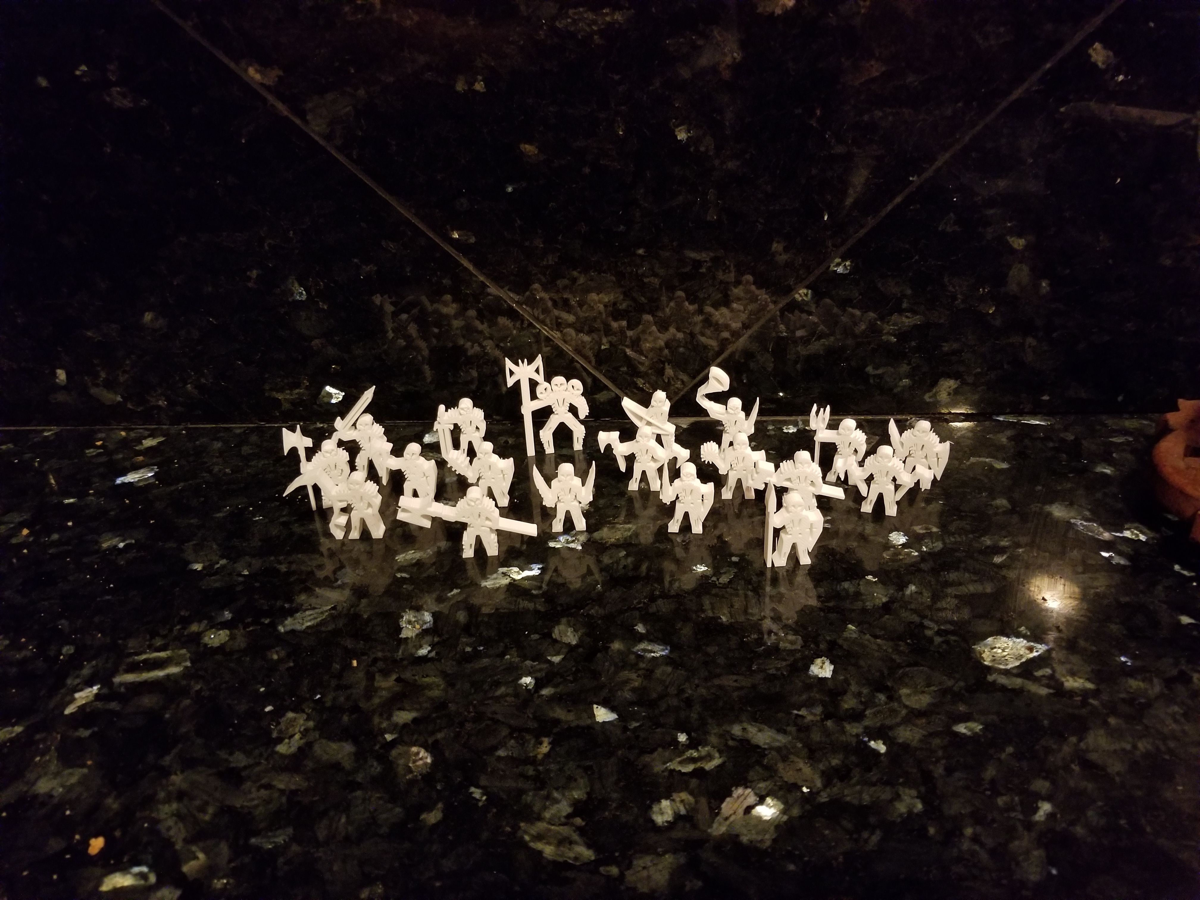 Free STL file Skeleton Army Meeples・3D printable model to download・Cults