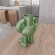 untitled2.png 3D Cute Monster Vase with 3D Stl File & Flower Vase, Valentine Gift, 3D Printed Decor, Cute Vase, Small Vase, Valentine Decor, Unique Vase