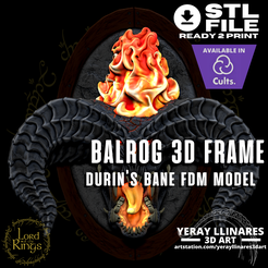 2.png 3D Picture of the Balrog Damage of Durin from Lord of the Rings