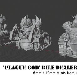 biledealerpic.png 3 machines de guerre du dieu de la peste et du marchand de bile 6mm / 10 mm