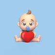 BabyHeart2.jpg Archivo 3D Corazón de bebé・Plan de impresora 3D para descargar