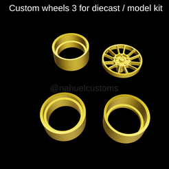 Nuevo-proyecto-2022-09-15T161635.659.png Fichier STL ROUES PERSONNALISÉES 3 POUR DIECAST / MODÈLE RÉDUIT・Idée pour impression 3D à télécharger