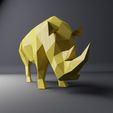 RENDER-3.jpg OBJ-Datei Skulptur eines Nashorns・3D-druckbares Modell zum herunterladen, Sofi-art