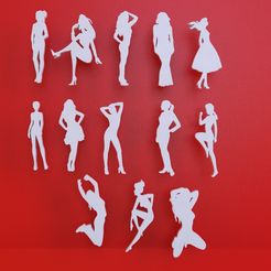 female-keychain1.320.jpg STL file Female Silhoutte / Keychains・3D printer design to download, gilafonso
