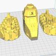 Cura-tank-2.jpg FT-17 Tank PIP- No Supports - 3 Piece with Working Parts