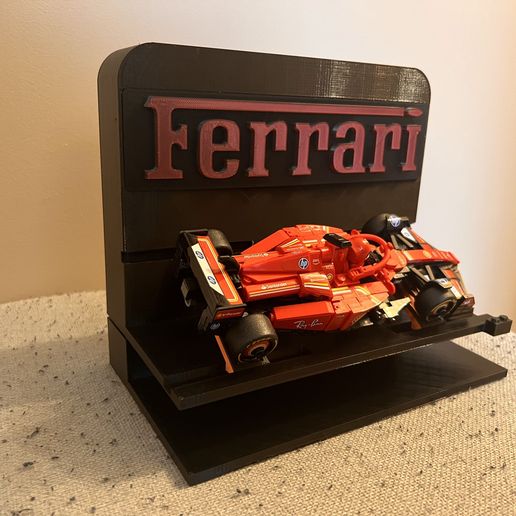 🚗 Lego F1 Speed Champions Display Stand Ferrari Lv1・ STL File