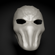 6.png Slenderman Cosplay Costume Face Mask 3D print model