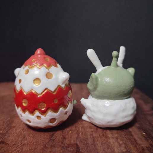 IMG_20230225_194627.jpg пасхальный кролик Пришелец и пасхальные яйца Пришелец