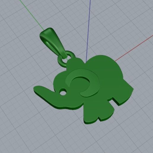 animal12.jpg pendente de elefante