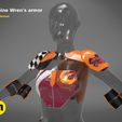 sabine-armor-full-color.540.jpg Sabine Wren's armor - The Star Wars wearable 3D PRINT MODEL