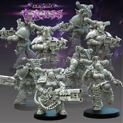 cults-presentation-01.jpg 3D file Legionnaires of Excess・3D printing template to download