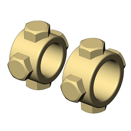 Hexa-screw-head-motif-bead-size9-10-04.jpg Archivo STL Modelo de impresión en 3D de una cabeza de tornillo hexagonal con motivo de un abalorio y un colgante・Objeto imprimible en 3D para descargar, RachidSW
