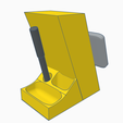 Desk-phone-docs-Yellow-3.png Modern office Desk phone dock stand mount pen and acessories storage "Yellow"
