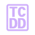 TCDD.stl Turkish Railways TCDD Logo  (German DB style)