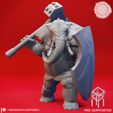 Loxodon_02_PS.jpg Loxodon Barbarian - Tabletop Miniature (Pre-Supported)