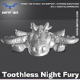 2.png ARTICULATED TOOTHLESS NIGHT FURY MFP3D -NO SUPPORT - PRINT IN PLACE - STL - 3MF - SENSORY TOY-FIDGET