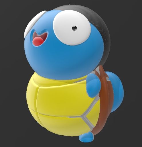 ALEXA_ECHO_DOT_5_DERPY_SQUIRTLE.jpg Suporte Alexa Echo Dot 4a e 5a Geração Silly Squirtle