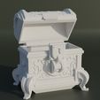 2.jpg Treasure Box Dice Box Pattern 3D print model