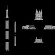 28.jpg Artemis 1 The Space Launch System (SLS): NASA’s Moon Rocket take off (lamp) and pedestal File STL-OBJ for 3D Printer