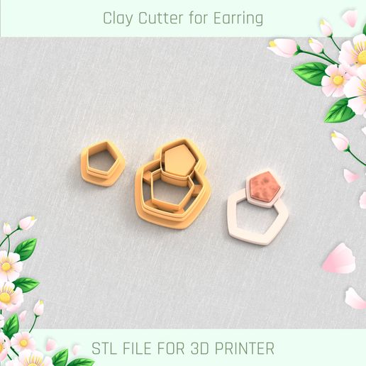 Polymer Clay Cutters Stl File - 3D model önizlemesi