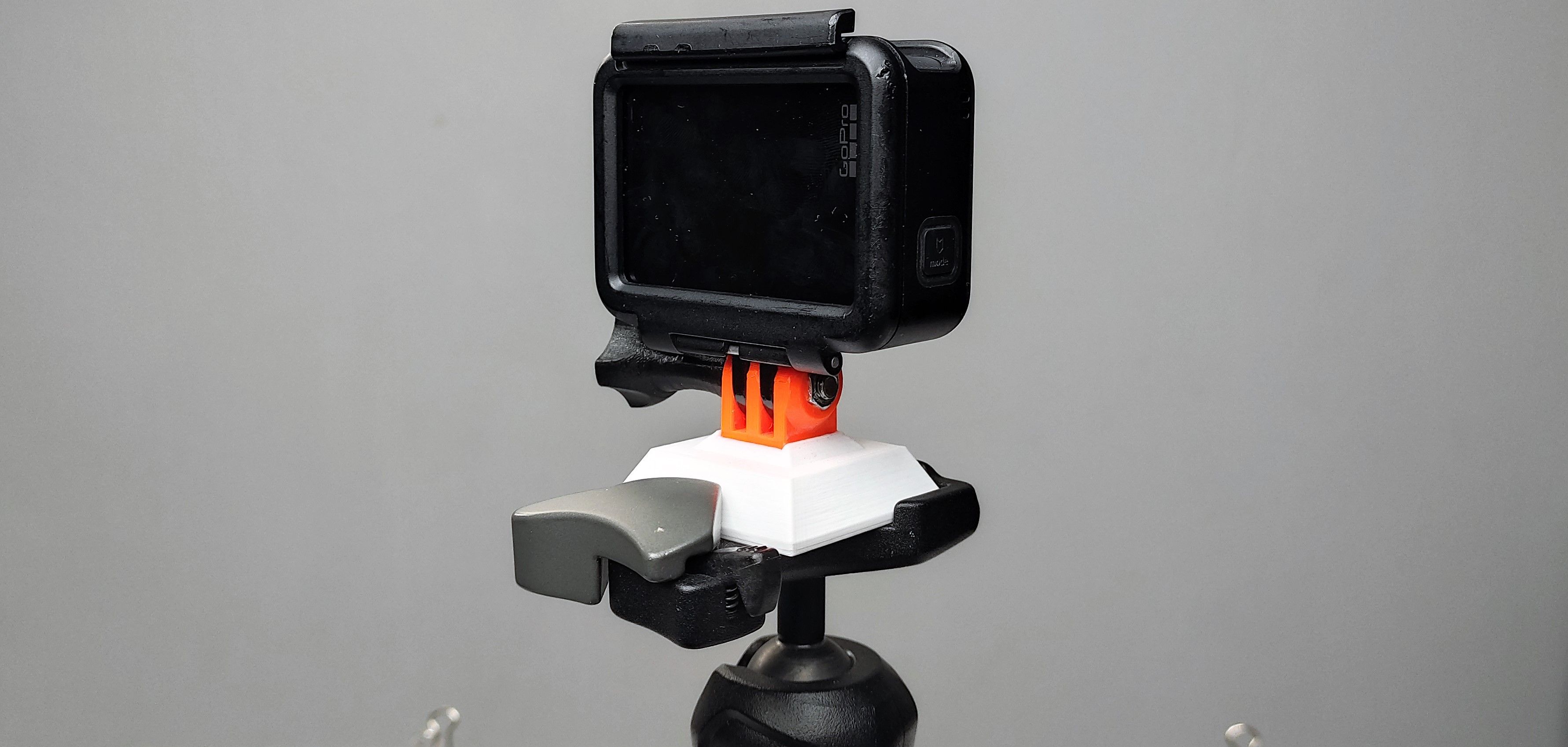 Download STL file Tripod Mount for GoPro and Custom Parts • 3D print ...