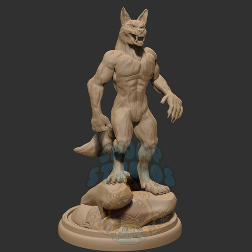 Lowres1.png Werewolf Statue/Mini (Low Resolution)