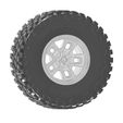 33x125x17_1.jpg Offroad tyre 33"  x12,5" with 17" rim in 1/24 scale