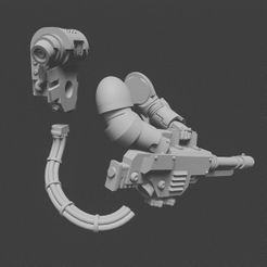 HW_last_00.jpg STL file Laser-cannon UPSCALED Heavy weapon - 3 poses・3D printable design to download