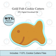 Etsy-Listing-Template-STL.png Gold Fish Cookie Cutter | STL File